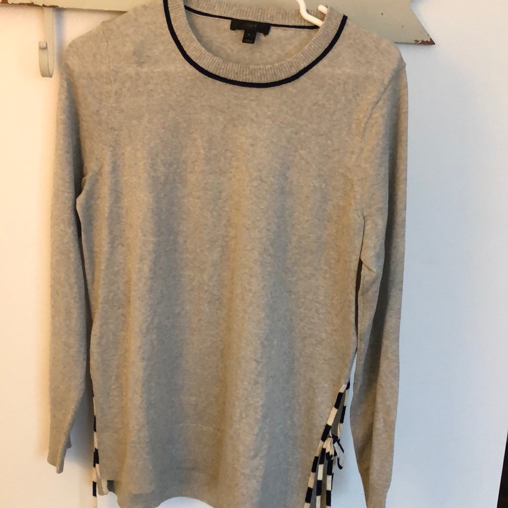 JCrew Gray Merino wool sweater